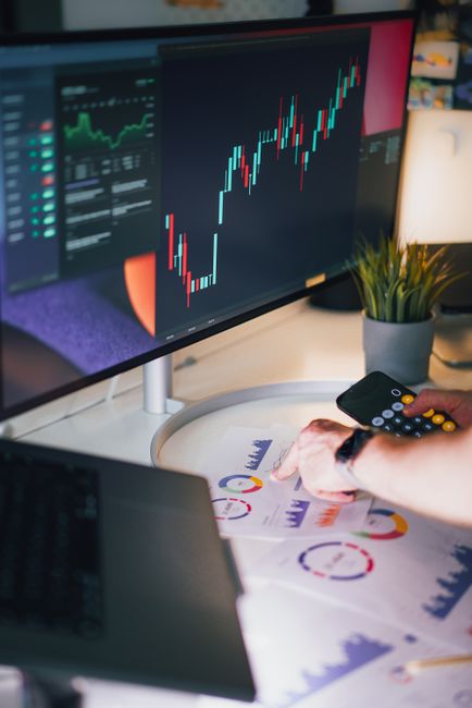 تحليل مالي ومخططات بيانية للمحفظة الاستثمارية
